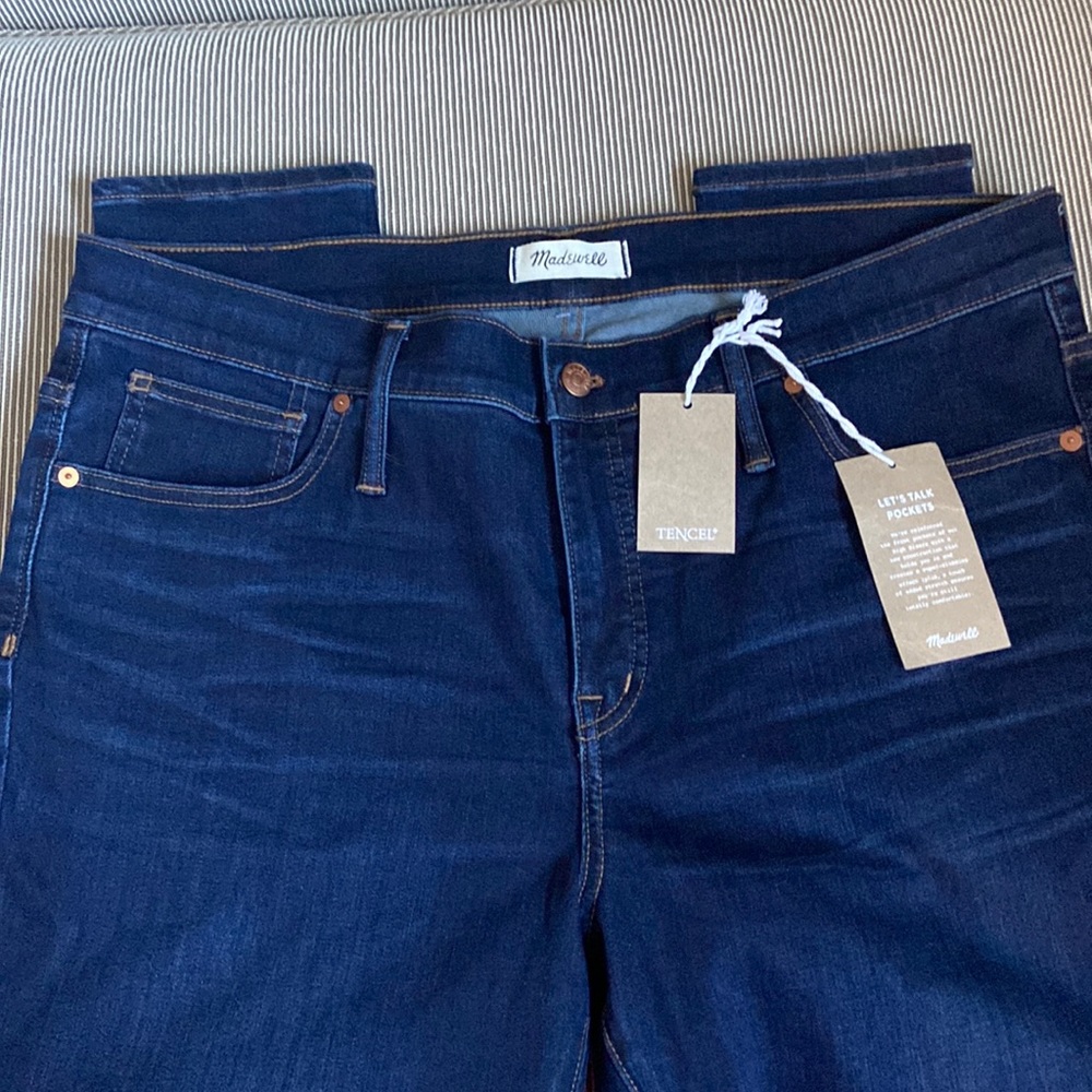 Madewell NWT 9” high rise skinny jeans 34P